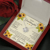 Load image into Gallery viewer, To My Granddaughter Gifts, Once Upon A Time Love Knot Necklace For Women, Present From Grandma
