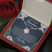 Load image into Gallery viewer, Grandmother of the Bride Gifts, When I Was A Little Girl, Love Knot Necklace For Women, Wedding Day Thank You Ideas From Bride
