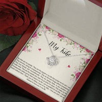 Load image into Gallery viewer, To My Best Friend Gifts, My Tribe , Love Knot Necklace For Women, Birthday Present Idea From Bestie
