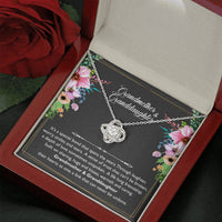 Load image into Gallery viewer, Granddaughter Necklace From Grandma, It's a special bond that spans the years, Love Knot Necklace For Women, Jewelry Gifts From Grandmother
