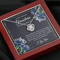 Load image into Gallery viewer, Grandmother of the Groom Gifts, Forever Your Grandson, Love Knot Necklace For Women, Wedding Day Thank You Ideas From Groom
