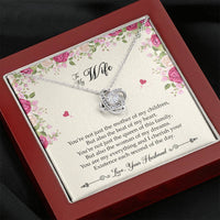 Load image into Gallery viewer, To My Wife, You Are My Everything, Love Knot Necklace For Women, Anniversary Birthday Gifts From Husband
