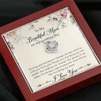 Load image into Gallery viewer, Mom of the Bride Gifts, I'm Still Your Little Girl, Love Knot Necklace For Women, Wedding Day Thank You Ideas From Bride
