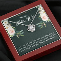 Load image into Gallery viewer, Wedding Bride Gifts from Groom, To My Future Wife, Love Knot Necklace, Engagement Jewelry For Wife
