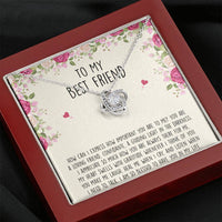 Load image into Gallery viewer, To My Best Friend Gifts, I Am So Blessed, Love Knot Necklace For Women, Birthday Present Idea From Bestie
