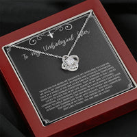 Load image into Gallery viewer, To My Unbiological Sister Gifts, My Soulmate, Love Knot Necklace For Women, Birthday Present Idea From Sister-in-law
