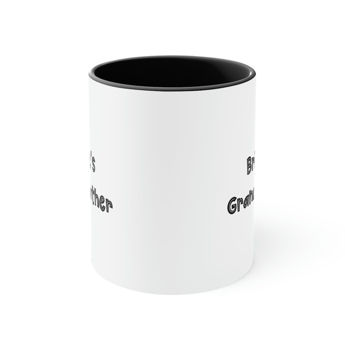 Brilliant Grandfather Gifts, Bride's Grandfather, Birthday Two Tone 11oz Mug For Grandfather, Funny cup gift ideas, Unique funny cup gifts, Best funny cup gifts, Personalized funny cup gifts, Handmade