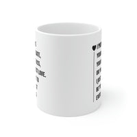 Load image into Gallery viewer, Valentine&#39;s Day Love Coffee Mug - I May Not Be Your First Date - Funny Gifts For Men Women
