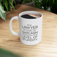 Load image into Gallery viewer, Funny Lawyer Coffee Mug, I&#39;m A Lawyer Sarcasm Novelty Cup, Lawyer Gifts For Women Men, Best Future New Attorney Mug, Unique Graduation Birthday Christmas Gifts For Lawyer

