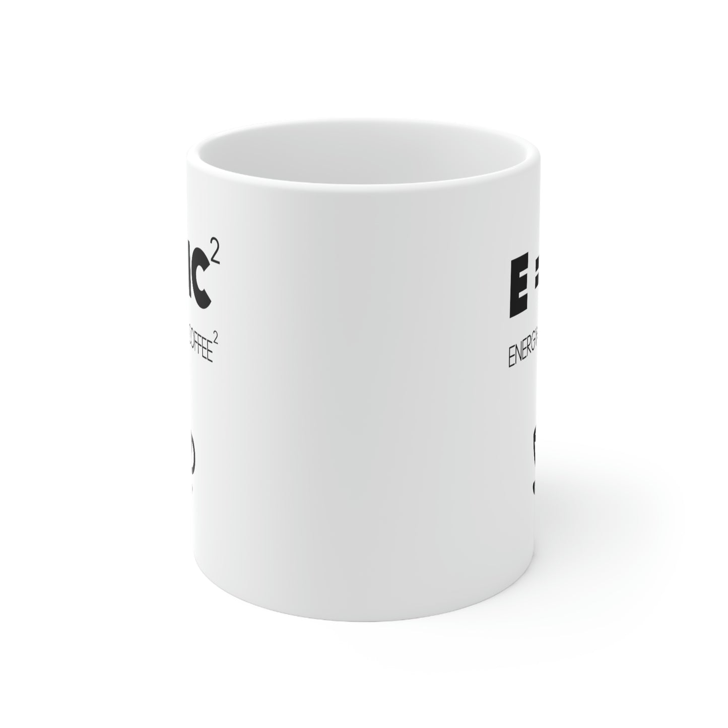 Funny Math Teacher Mug - E=Mc2 11oz White Coffee Mug, Tea Cup Best Gifts For Math Teacher