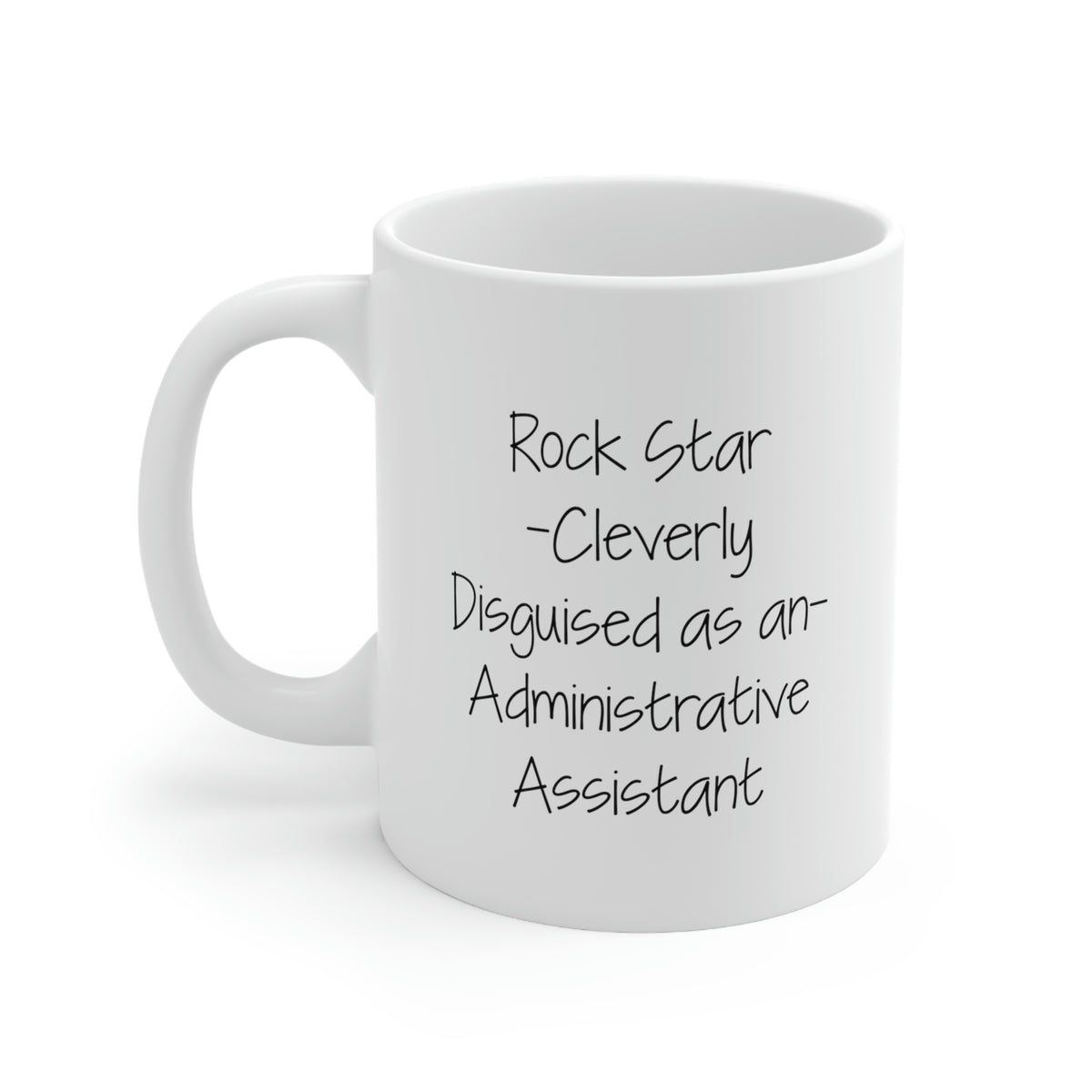 Administrative Assistant Coffee Mug - Rock Star Administrative Assistant - Funny Gifts For Admin