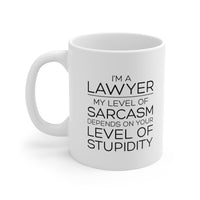 Load image into Gallery viewer, Funny Lawyer Coffee Mug, I&#39;m A Lawyer Sarcasm Novelty Cup, Lawyer Gifts For Women Men, Best Future New Attorney Mug, Unique Graduation Birthday Christmas Gifts For Lawyer
