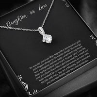 Load image into Gallery viewer, To My Daughter-in-law Gifts, You Are A Blessing, Alluring Beauty Necklace For Women, Birthday Present Idea From Mother-in-law
