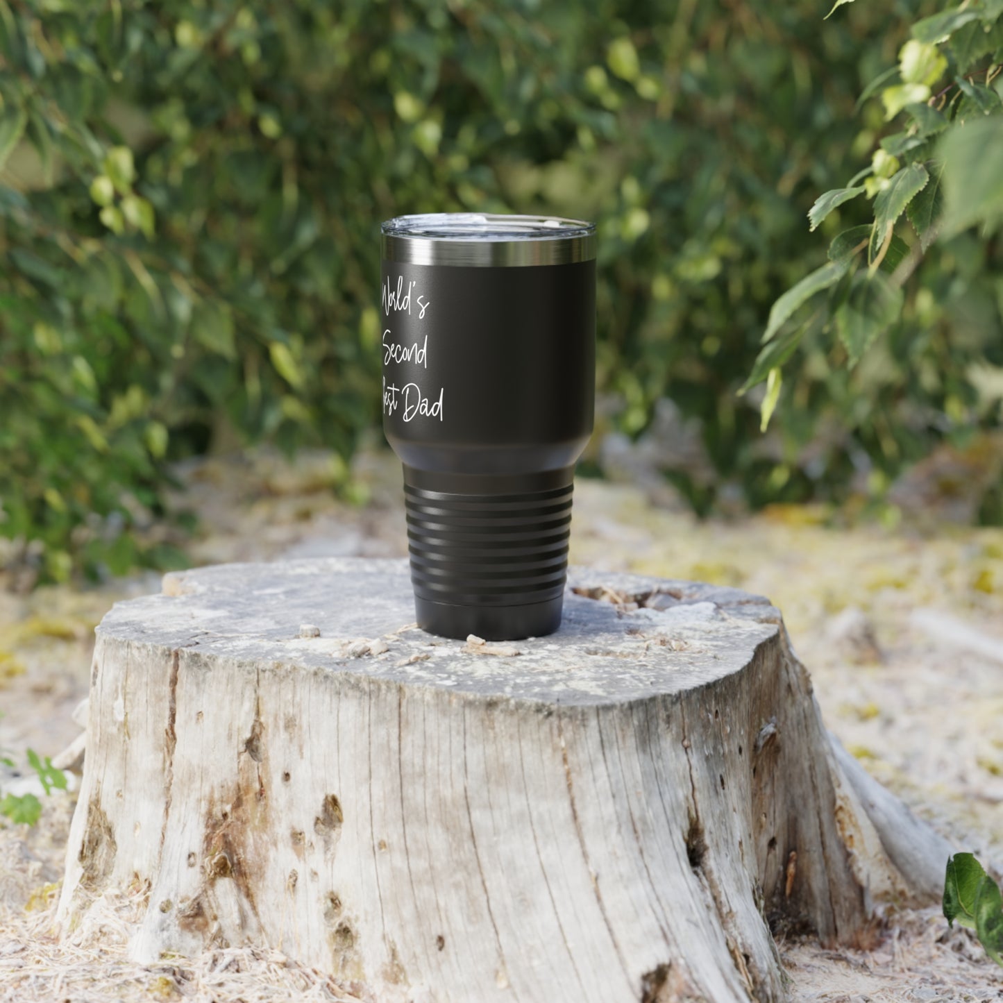Unique Papa, World's Second Best Dad, Papa 30oz Tumbler From Son Daughter