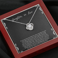Load image into Gallery viewer, To My Daughter-in-law Gifts, You Are A Blessing, Love Knot Necklace For Women, Birthday Present Idea From Mother-in-law
