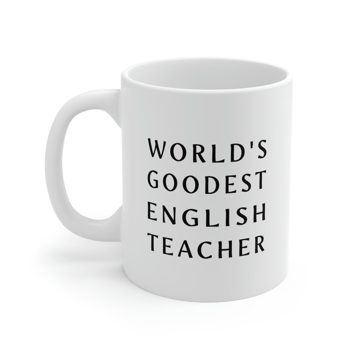 Funny English Teacher Coffee Mug - World's goodest English Teacher Cup - Fun Gifts for Best Expletive Grammar