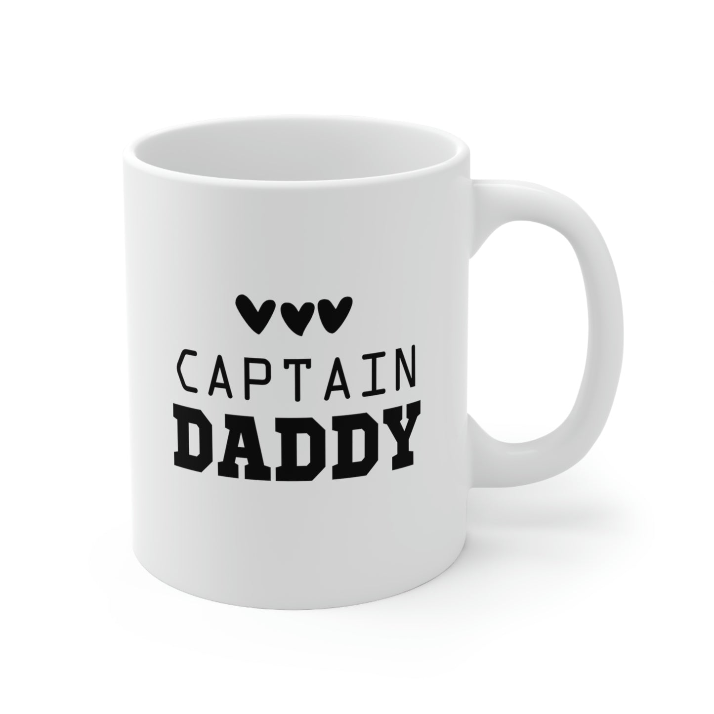 Navy Veteran Gifts - Captain Daddy – Navy Veteran White Coffee Mug, Tea