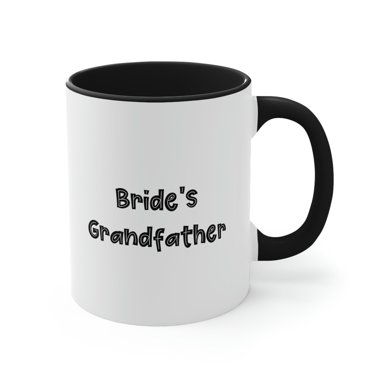 Brilliant Grandfather Gifts, Bride's Grandfather, Birthday Two Tone 11oz Mug For Grandfather, Funny cup gift ideas, Unique funny cup gifts, Best funny cup gifts, Personalized funny cup gifts, Handmade