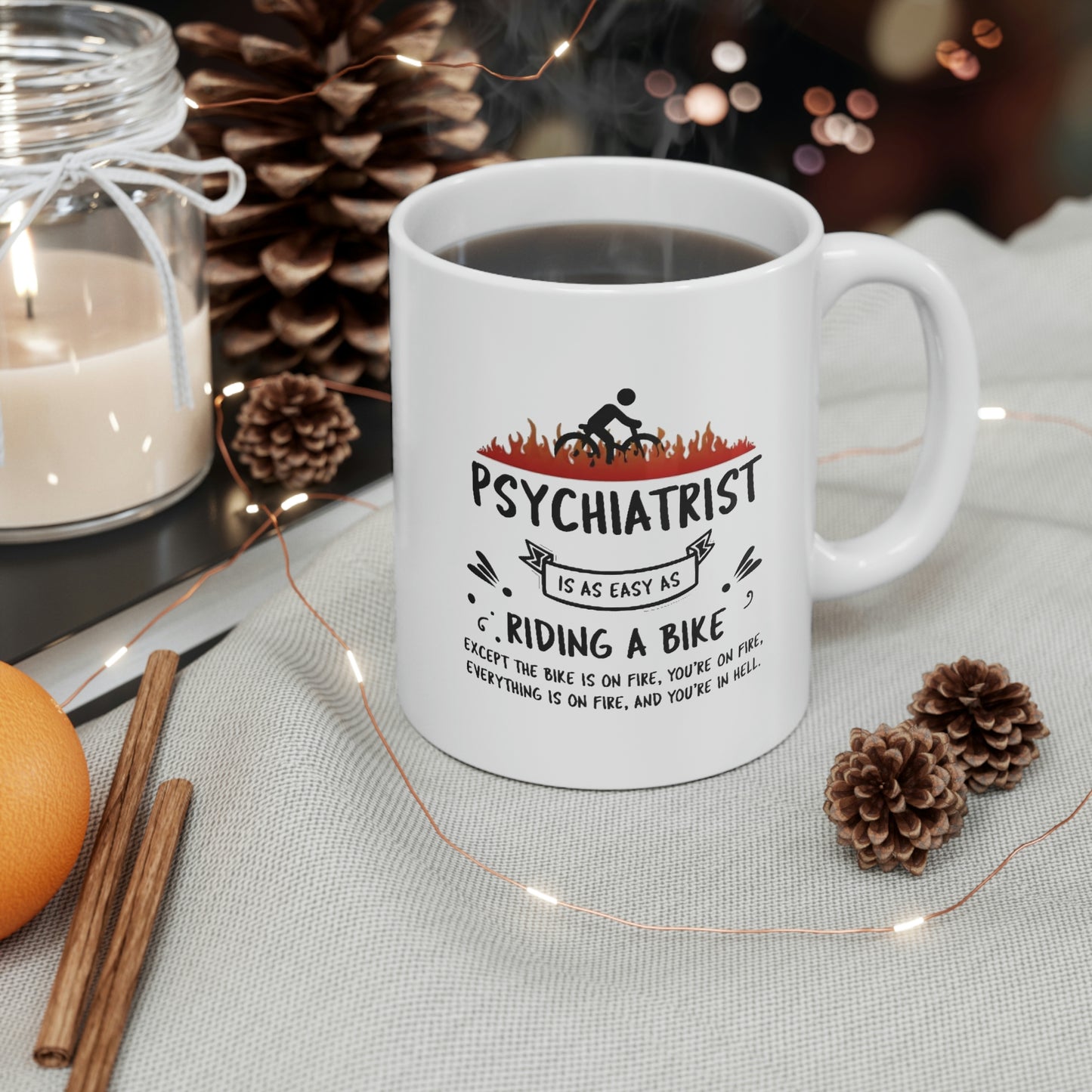 Best Psychiatrist Gifts - Funny Novelty Sarcasm 11 OZ Coffee Mug for Men and Women