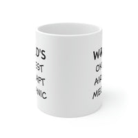 Load image into Gallery viewer, World’s Okayest Aircraft Mechanic - Coffee Mug For Aircraft Mechanic
