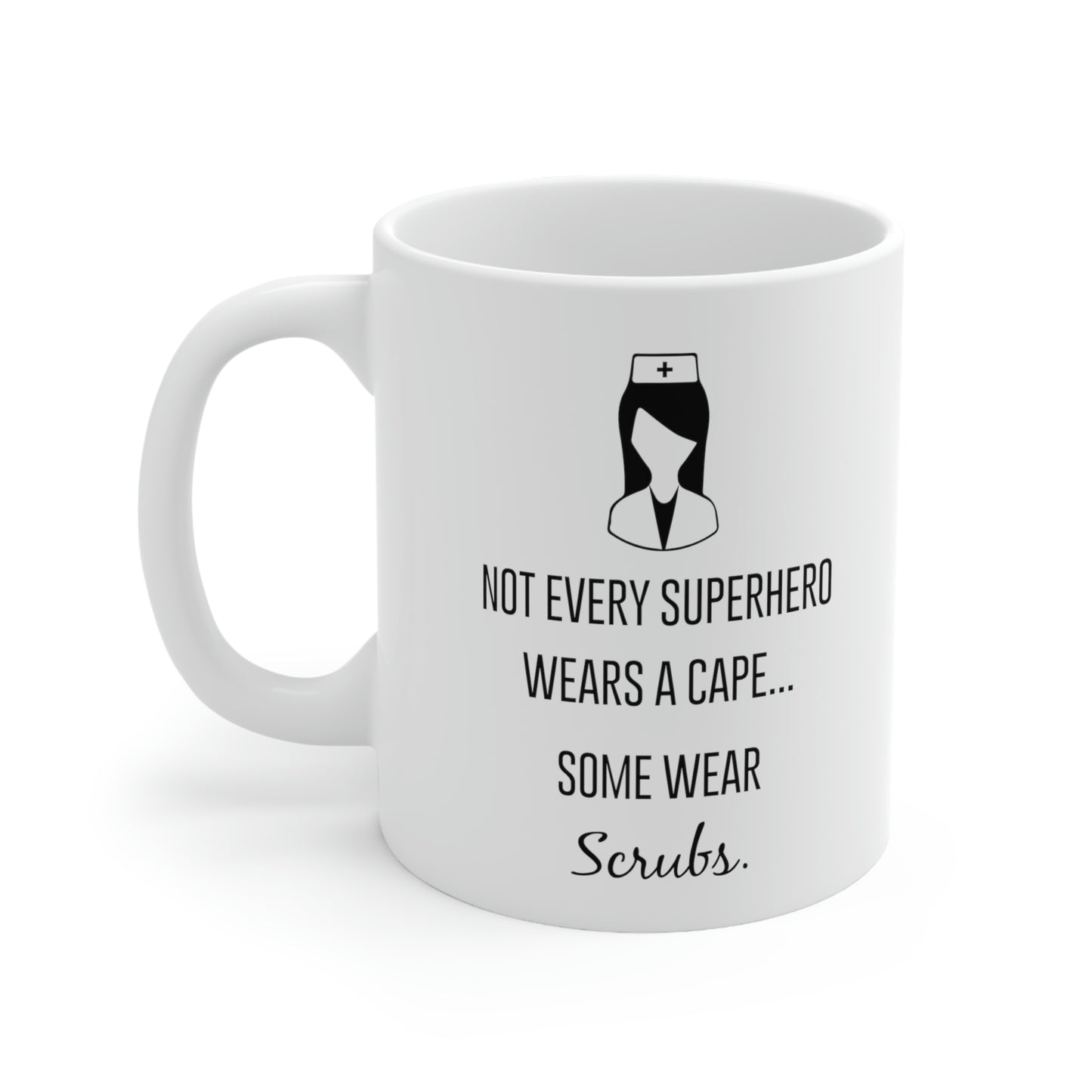 Nurse Practitioner Gifts For Women, Not Every Superhero Wears A Cape, Some Wear Scrubs, Funny Nurse Coffee Mug, Graduation Gifts for Registered Nurse, Future Nurse Cups