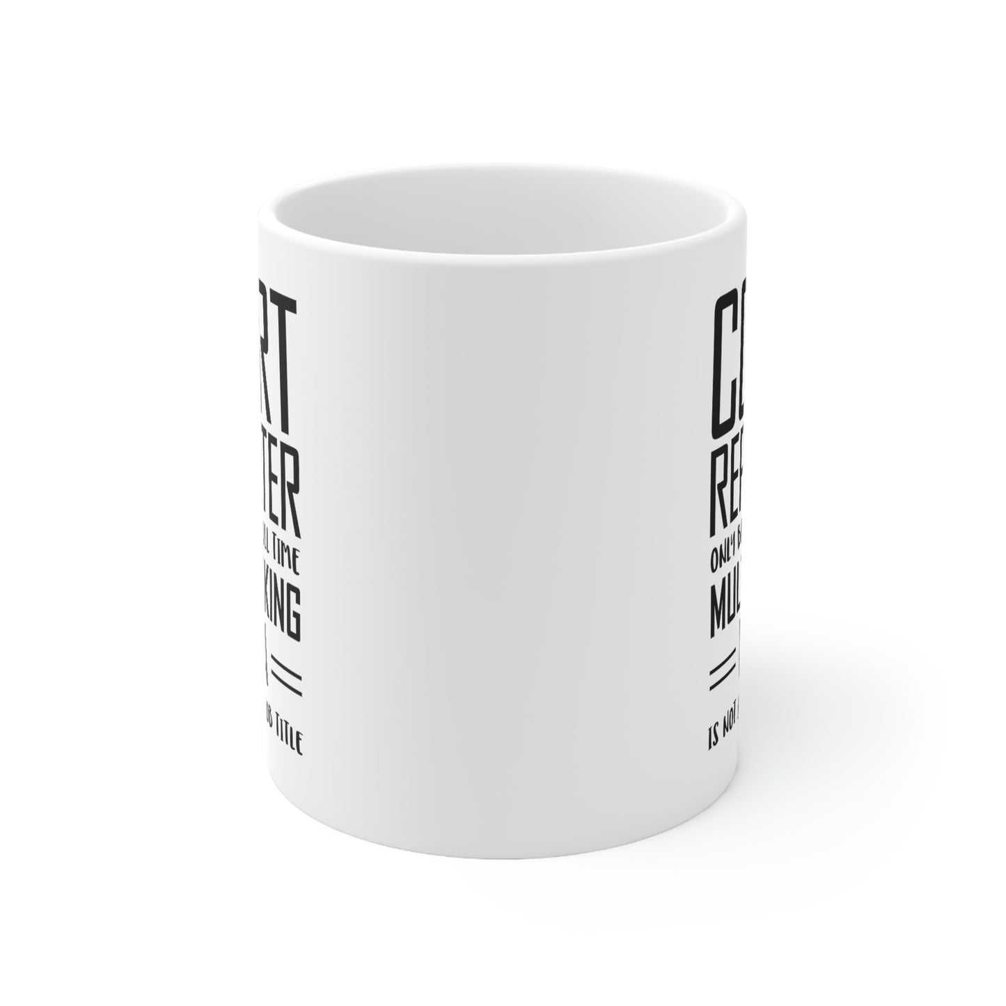 Court reporter Coffee Mug - Full Time Multitasking Ninja - Unique Funny Inspirational Sarcasm Gift for Men and Women