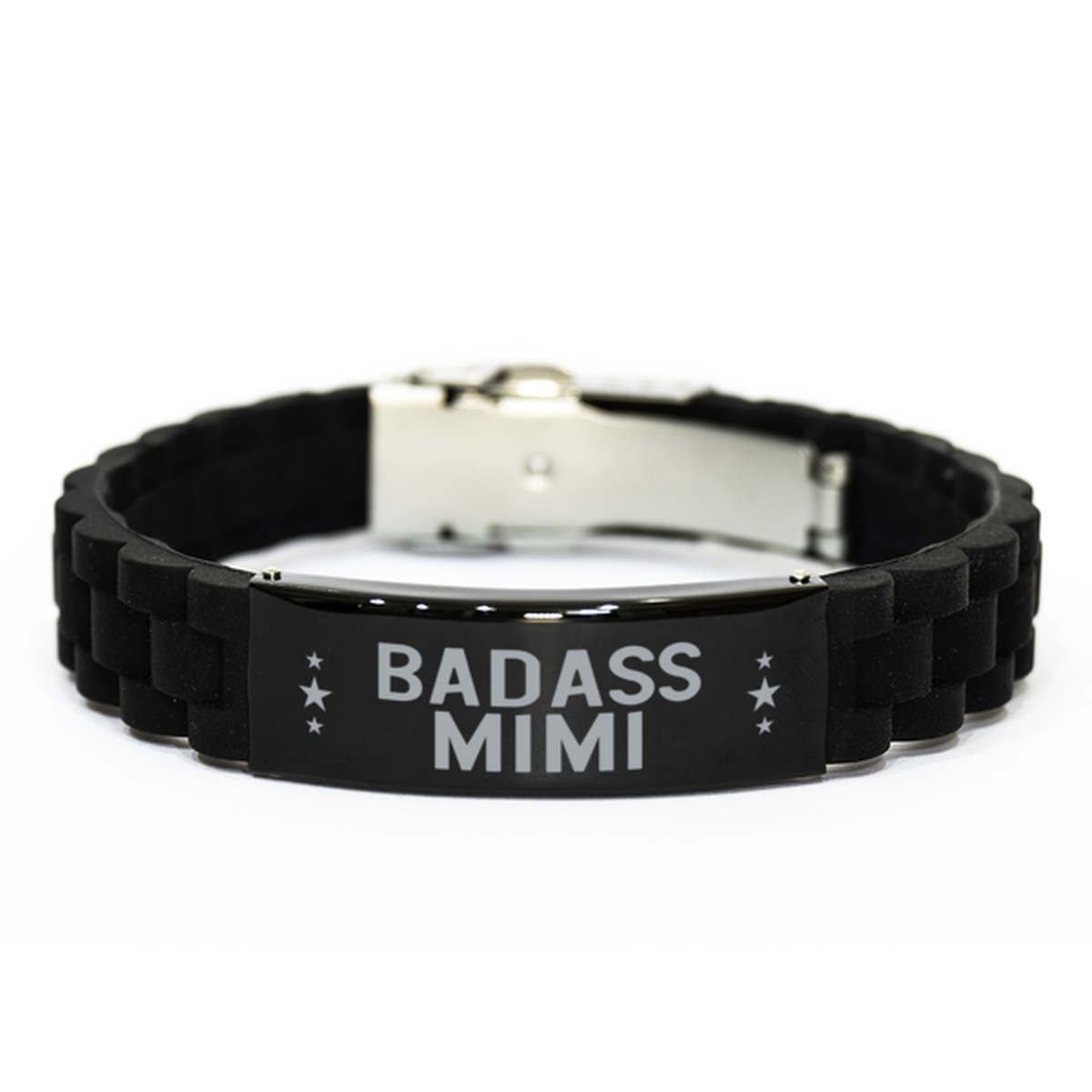Mimi Black Bracelet, Badass Mimi, Funny Family Gifts For Mimi From Granddaughter Grandson