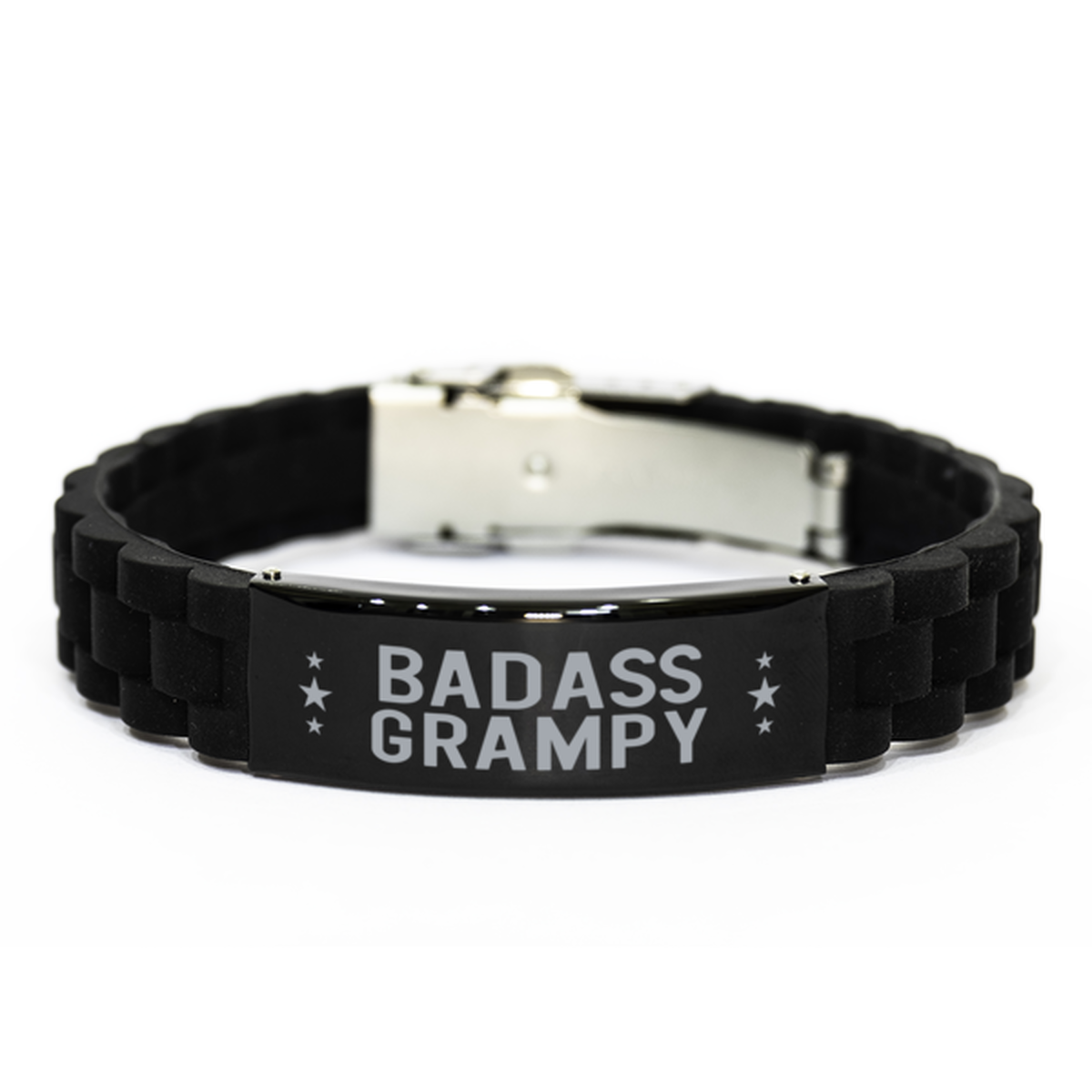 Grampy Black Bracelet, Badass Grampy, Funny Family Gifts For Grampy From Granddaughter Grandson