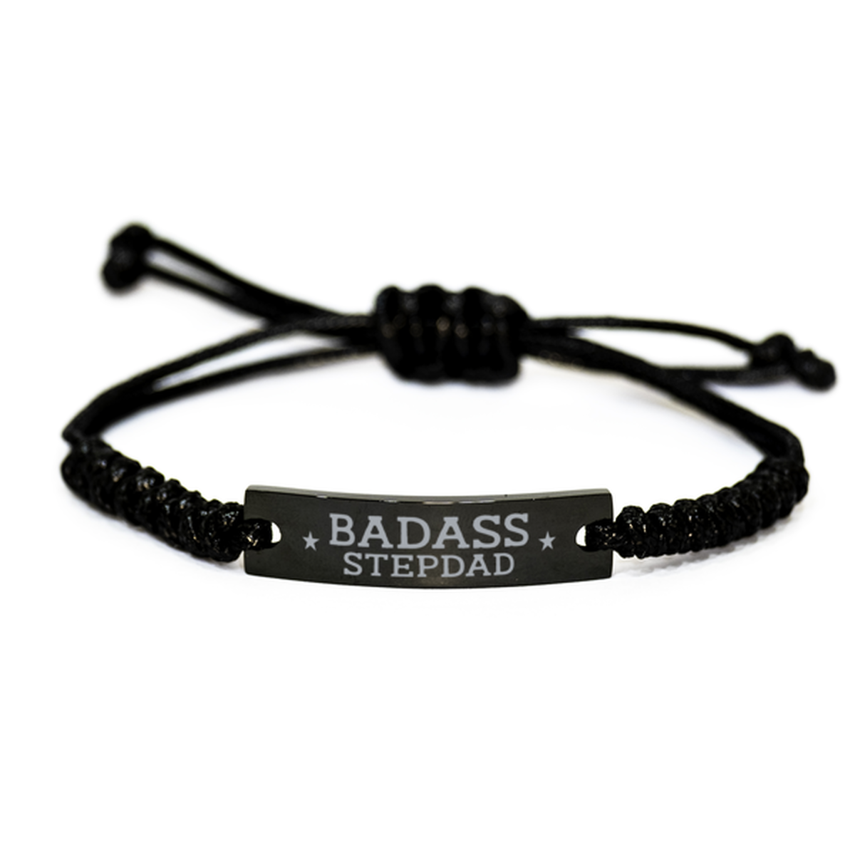 Stepdad Rope Bracelet, Badass Stepdad, Funny Family Gifts For Stepdad From Son Daughter