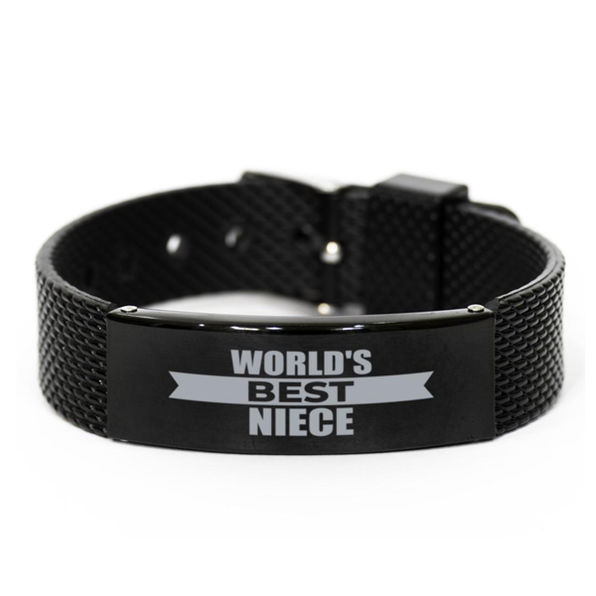 World's Best Niece Gifts, Gag Engraved Bracelet For Niece, Best Family Gifts For Women