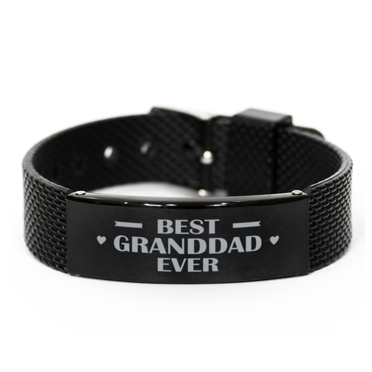 Best Granddad Ever Granddad Gifts, Gag Engraved Bracelet For Granddad, Best Family Gifts For Men
