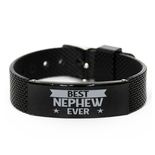 Best Nephew Ever Nephew Gifts, Gag Engraved Bracelet For Nephew, Best Family Gifts For Men Women