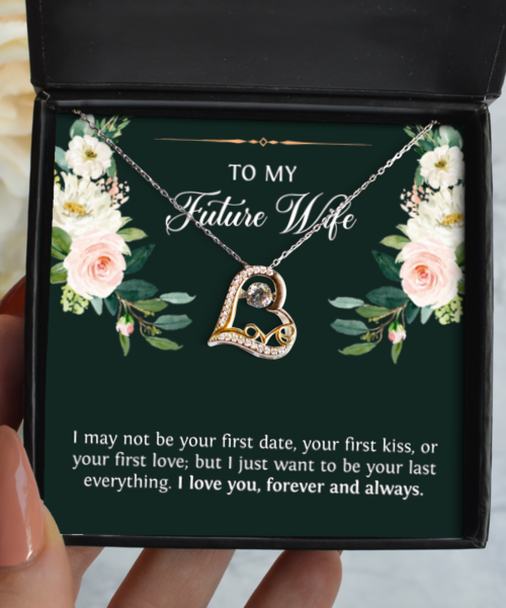 Wedding Bride Gifts from Groom, To My Future Wife, Love Dancing Necklace, Engagement Jewelry For Wife