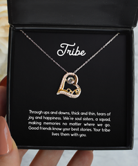 Load image into Gallery viewer, To My Best Friend  Gifts, Tribe, Love Dancing Necklace For Women, Birthday Jewelry Gifts From Soul Sister

