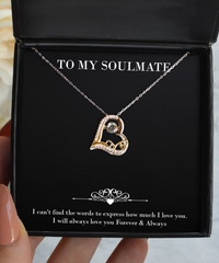 Load image into Gallery viewer, To My Wife, I Will Always Love You, Love Dancing Necklace For Women, Anniversary Birthday Valentines Day Gifts From Husband

