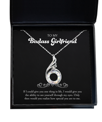 Load image into Gallery viewer, To My Badass Girlfriend, Special You Are To Me, Rising Phoenix Necklace For Women, Anniversary Birthday Valentines Day Gifts From Boyfriend
