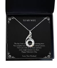 Load image into Gallery viewer, To My Wife, The Day I Met You, Rising Phoenix Necklace For Women, Valentines Day Gifts From Husband

