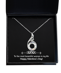 Load image into Gallery viewer, To My Wife, Most Beautiful Woman In My Life, Rising Phoenix Necklace For Women, Valentines Day Gifts From Husband
