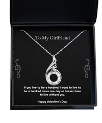 Load image into Gallery viewer, To My Girlfriend, One Day, Rising Phoenix Necklace For Women, Valentines Day Gifts From Boyfriend
