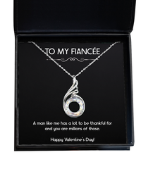 Load image into Gallery viewer, To My Fiancée, Thank You, Rising Phoenix Necklace For Women, Valentines Day Gifts From Fiancé

