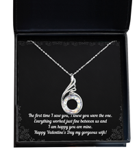 Load image into Gallery viewer, To My Wife, I Am Happy You Are Mine, Rising Phoenix Necklace For Women, Valentines Day Gifts From Husband
