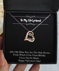 Load image into Gallery viewer, To My Girlfriend, I Love You So, Love Dancing Necklace For Women, Valentines Day Gifts From Boyfriend
