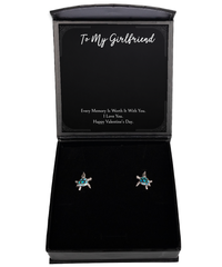 Load image into Gallery viewer, To My Girlfriend, Every Memory, Opal Turtle Earrings For Women, Valentines Day Gifts From Boyfriend
