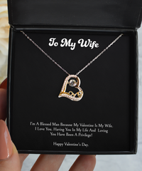 Load image into Gallery viewer, To My Wife, Having You In My Life, Love Dancing Necklace For Women, Valentines Day Gifts From Husband
