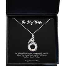 Load image into Gallery viewer, To My Wife, Having You In My Life, Rising Phoenix Necklace For Women, Valentines Day Gifts From Husband
