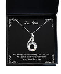Load image into Gallery viewer, To My Wife, My Life, Rising Phoenix Necklace For Women, Valentines Day Gifts From Husband
