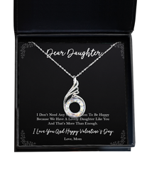 Load image into Gallery viewer, To My Daughter Gifts, A Lovely Daughter, Rising Phoenix Necklace For Women, Valentines Day Jewelry Gifts From Mom
