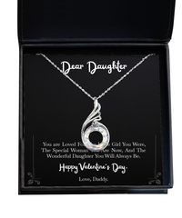 Load image into Gallery viewer, To My Daughter Gifts, Wonderful Daughter, Rising Phoenix Necklace For Women, Valentines Day Jewelry Gifts From Dad
