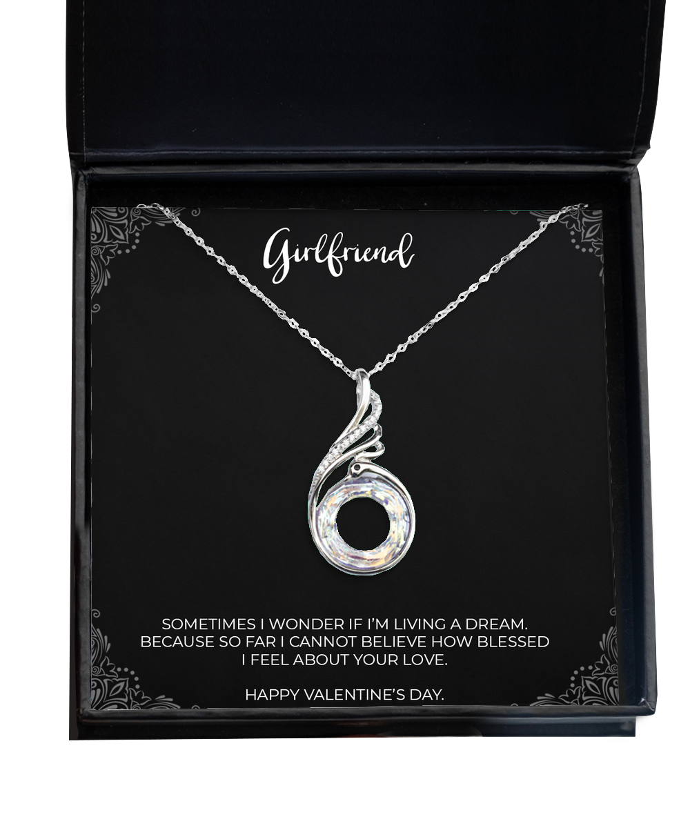 To My Girlfriend, Living A Dream, Rising Phoenix Necklace For Women, Valentines Day Gifts From Boyfriend
