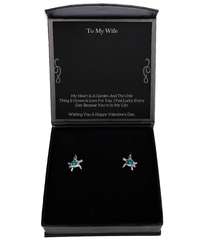 Load image into Gallery viewer, To My Wife, You’re In My Life, Opal Turtle Earrings For Women, Valentines Day Gifts From Husband
